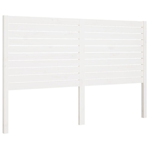 VidaXL (white, 126 x 4 x 100 cm) vidaXL Bed Headboard Home Bedroom Decorative Bed Header Panel Solid Wood Pine