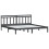 VidaXL (grey, 200 x 200 cm) vidaXL Bed Frame Bed Base Bedstead Bedroom Mattress Foundation Solid Wood Pine 3