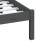 VidaXL (grey, 200 x 200 cm) vidaXL Bed Frame Bed Base Bedstead Bedroom Mattress Foundation Solid Wood Pine 7