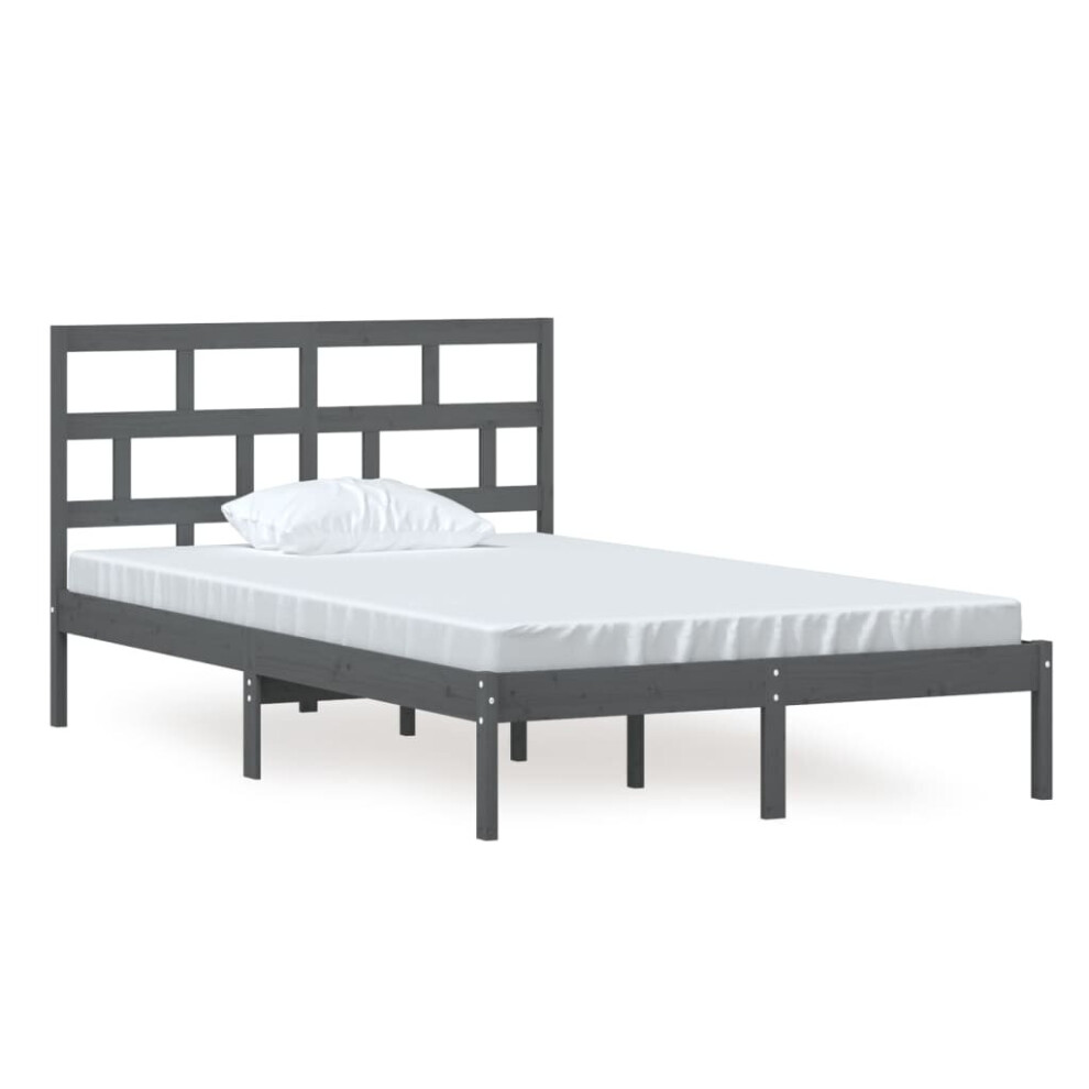 (grey, 120 x 200 cm) vidaXL Solid Wood Pine Bed Frame Bedstead Bed Base Multi Colours Multi Sizes