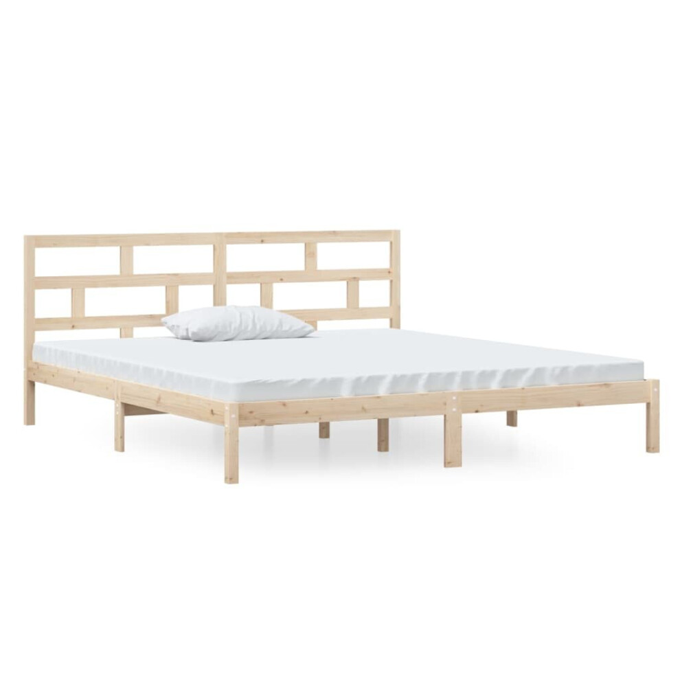 (brown, 140 x 190 cm) vidaXL Solid Wood Pine Bed Frame Bedstead Bed Base Multi Colours Multi Sizes