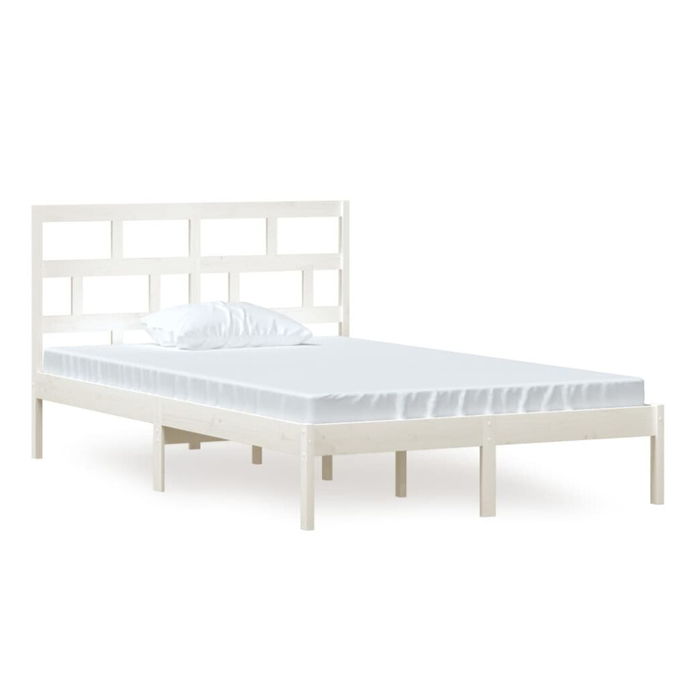 (white, 120 x 200 cm) vidaXL Solid Wood Pine Bed Frame Bedstead Bed Base Multi Colours Multi Sizes