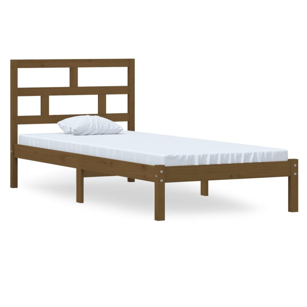 (honey brown, 100 x 200 cm) vidaXL Solid Wood Pine Bed Frame Bedstead Bed Base Multi Colours Multi Sizes