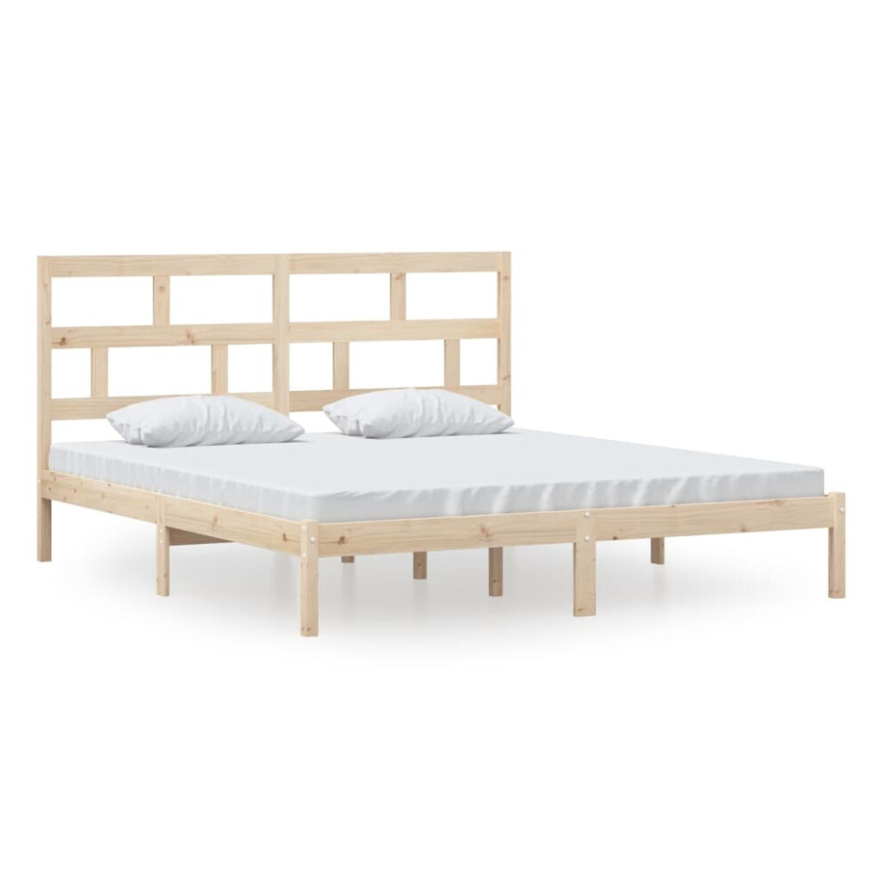 (brown, 180 x 200 cm) vidaXL Solid Wood Pine Bed Frame Bedstead Bed Base Multi Colours Multi Sizes