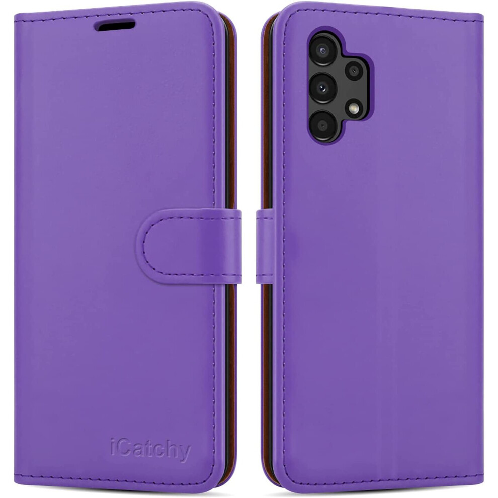 Icatchy (Lilac) Samsung Galaxy A13 4G Phone Wallet Leather Case Not,Specified