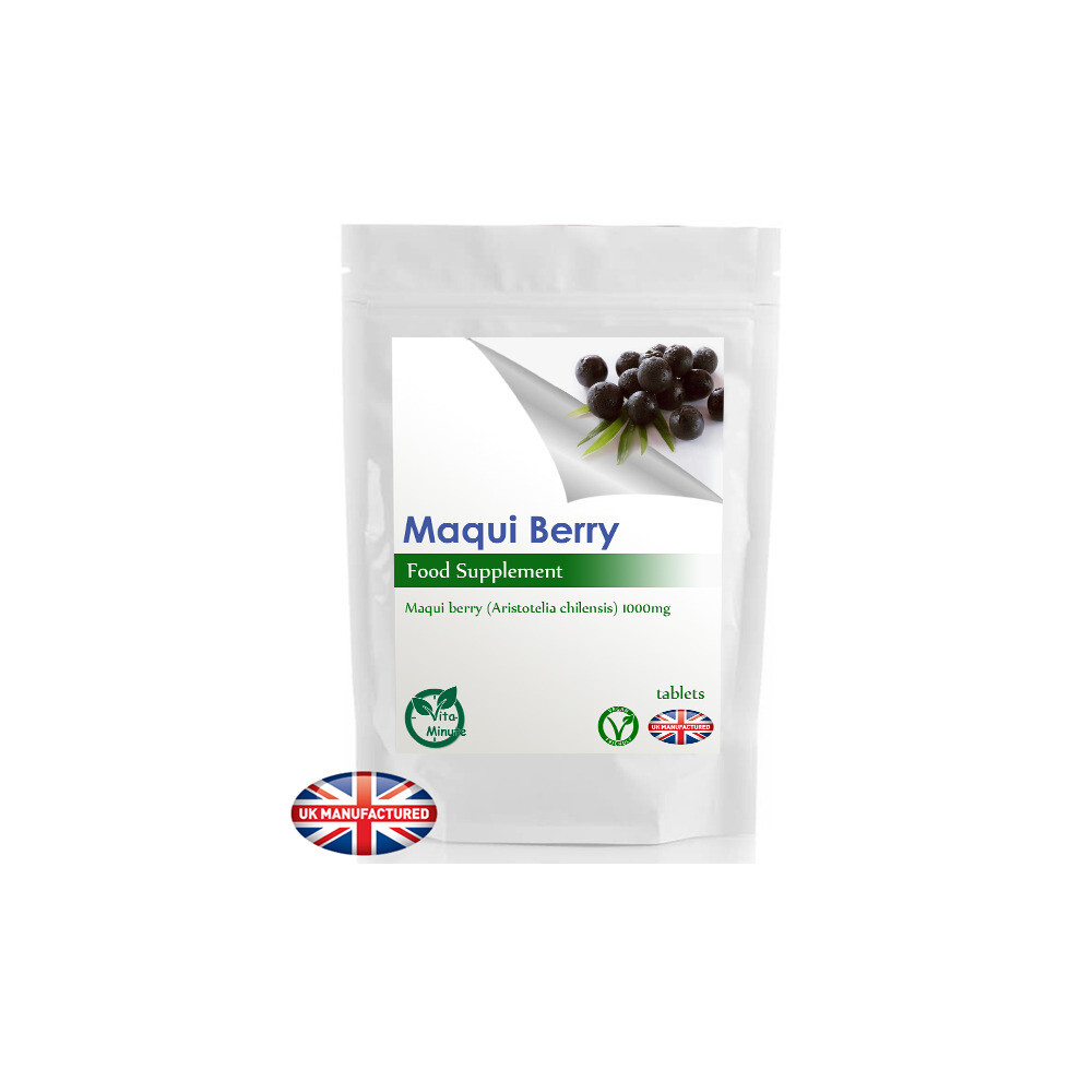 Vitaminute Maqui 1000Mg Berry 30 Tablets Extract, Weight Loss, Antioxidant Uk (V)