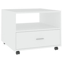(white) vidaXL Coffee Table Engineered Wood Accent Couch Centre Table Multi Colours