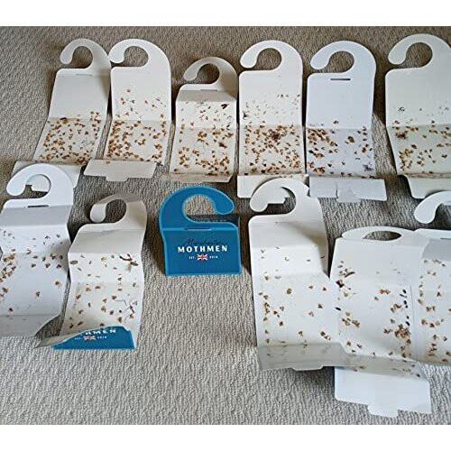 MANCHESTER MOTHMEN Moth Killer | 5 Professional Clothes Moth Trap | Moth Repellent For Wardrobes | Carpet Moth Treatment | Anti Moth Product | Paper