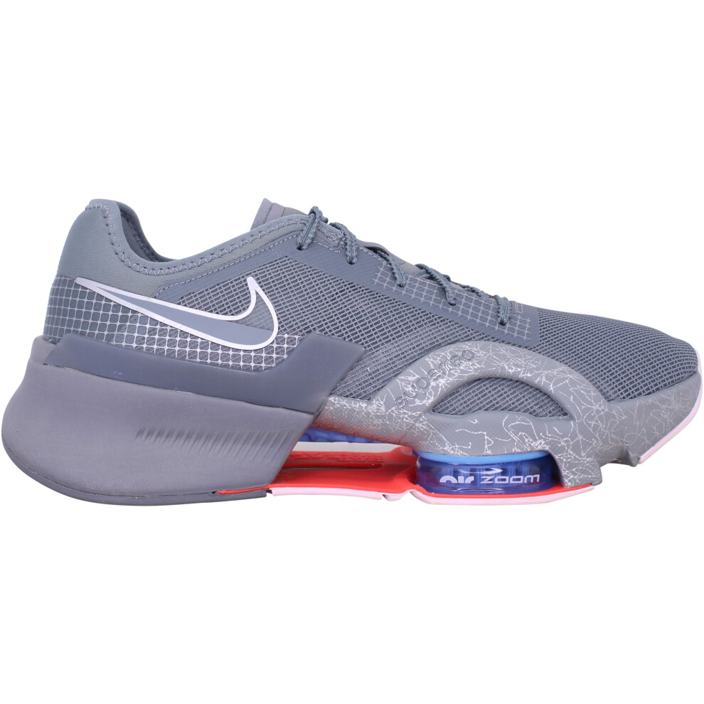 (9) Nike Air Zoom Superprep 3 Cool Grey/Metallic Silver DC9115-004 Men's