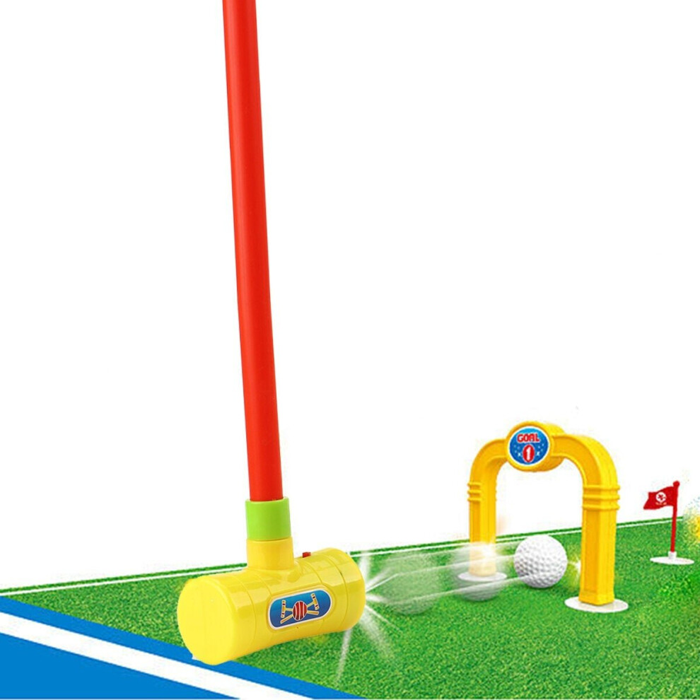 Mini Golf Professional Practice Set Golf Ball Sport Set Children's Toy Golf Club Practice Ball Sports for Indoor Kid Games Golf Toy