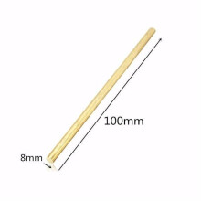 (100mm) 8mm Diameter 100/200/330/500mm Brass Round Bar Rod Circular Tube