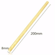 (200mm) 8mm Diameter 100/200/330/500mm Brass Round Bar Rod Circular Tube