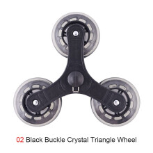 (Black) Shopping Cart Wheels Stair Climbing Barrow Laundry Trolley Tyre Replacement
