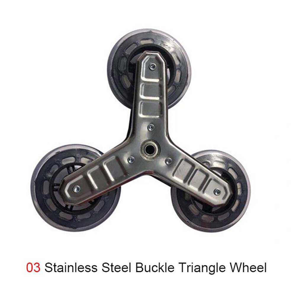 (Grey) Shopping Cart Wheels Stair Climbing Barrow Laundry Trolley Tyre Replacement 6112212025642