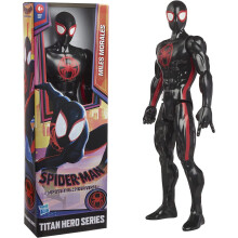 Figurine Marvel Spider-Man Miles Morales, 30 cm - Action Figure Spider-Verse, À partir de 4 ans