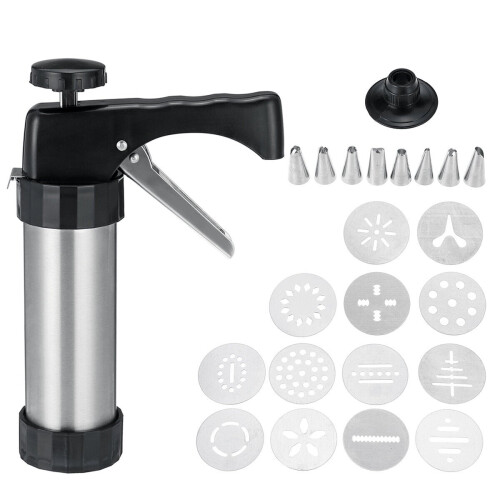 22Pcs Biscuit Maker Cookie Machine Press Molds Pastry Piping Nozzles Cookie Press Kit 1