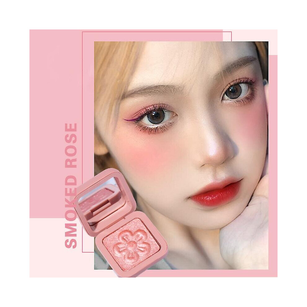 (B) Highlight Blush Makeup Trimming Blush Pearlescent Powder Cheek Highlight Blush