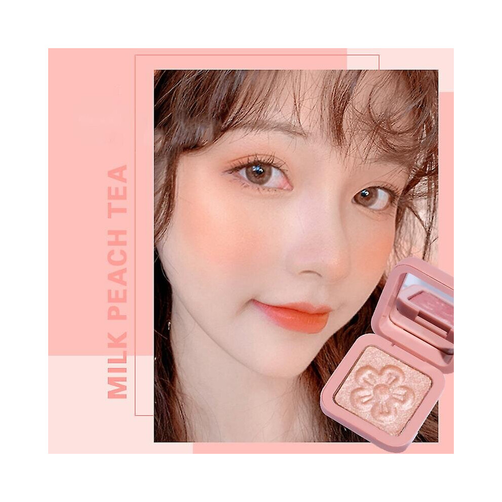(C) Highlight Blush Makeup Trimming Blush Pearlescent Powder Cheek Highlight Blush