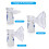 (Blue A) Medical Silent Mesh Nebulizer Atomizer Breath Care 4