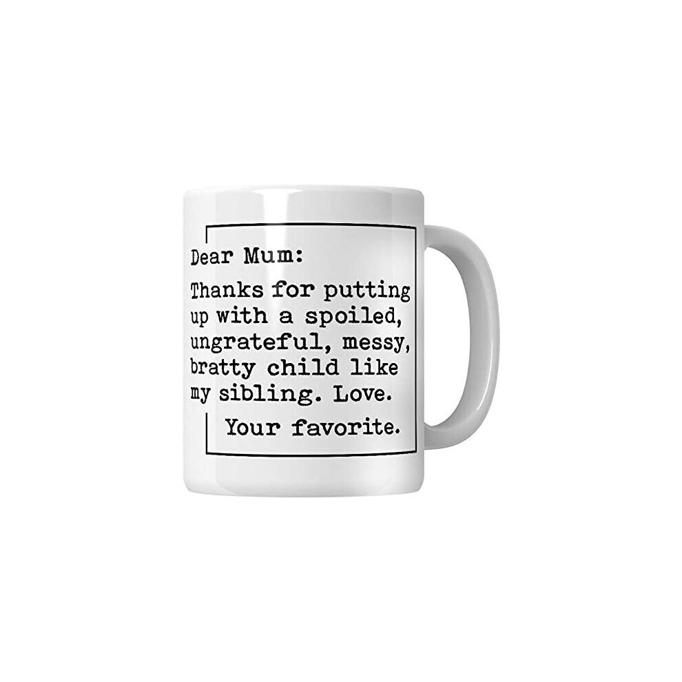 WG- Funny Gift for Mum,Mum Mug, Birthday Presents for Mum, Gifts for Mum On Her Birthday