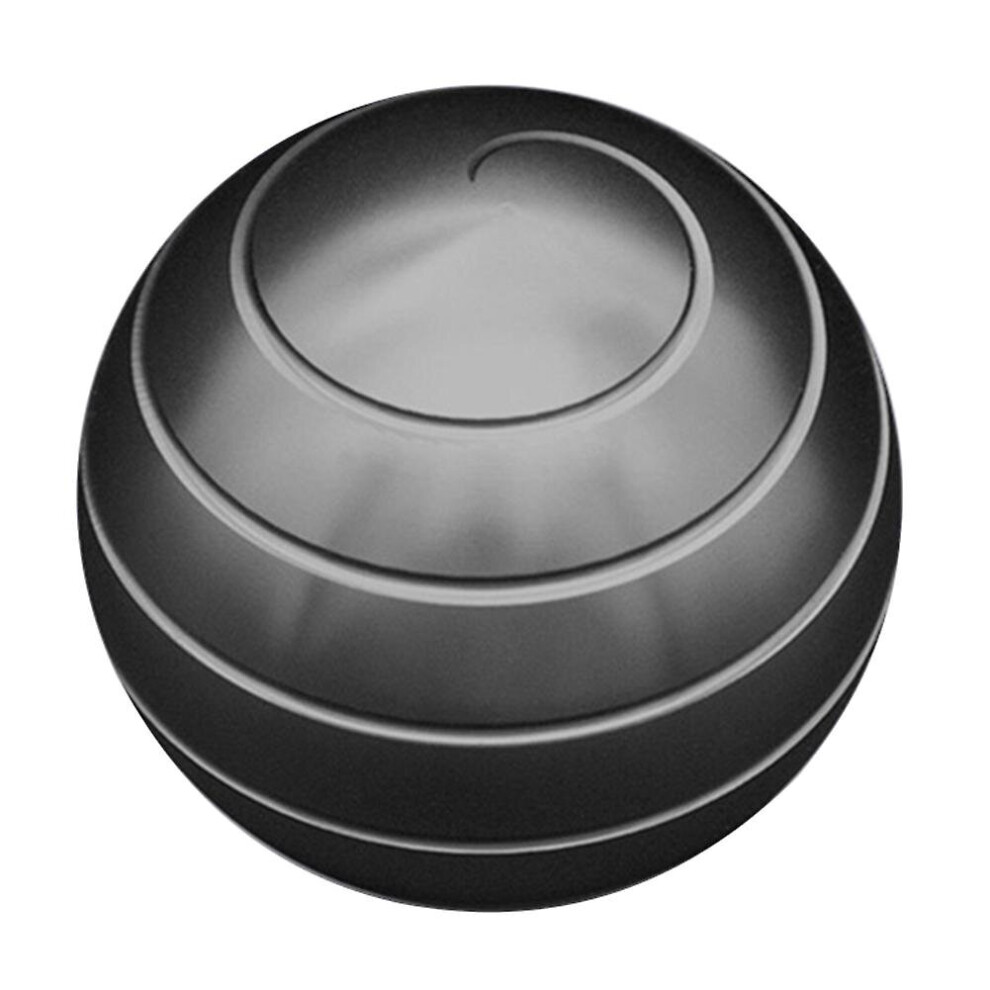 (Black) Desktop Stress Relief Toy Decompression Rotary Gyro Adult Fingertip Toy Round Spinner-image-OPC-P9R6BD9-NEW