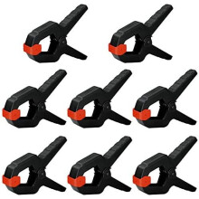 Nirox 8X Set of Spring Clips - Clamps with Large Span Width - high Clamping Force of The Spring clamp - Clamps with moveable Jaws - Tension Clamps