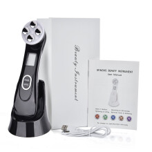 (Black with box) Face Mesotherapy RF Radio Frequency Lift Massager