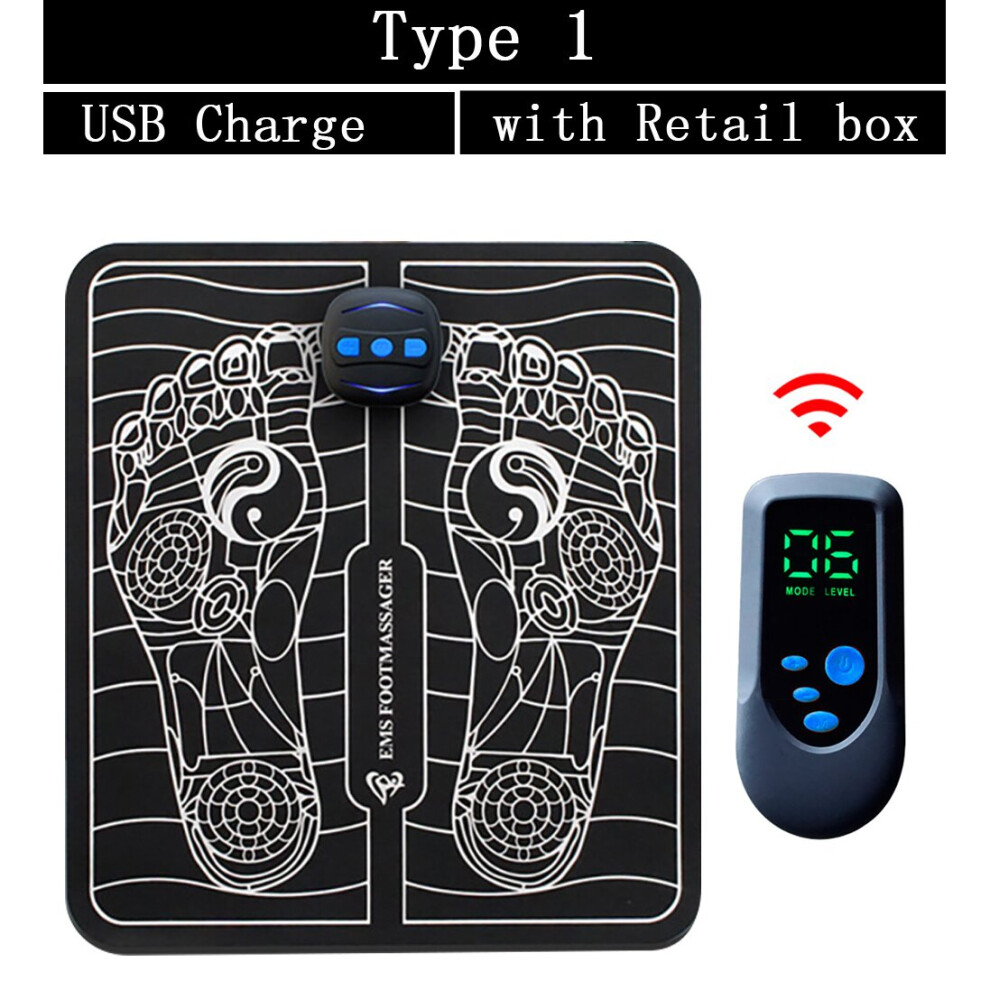 Gacloz (Type 1) Ems Foot Massager Electric Physiotherapy Mat Pad
