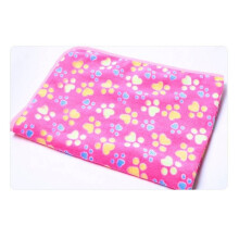 (RoseRed, 80*60cm31.5*23.6in) Dog Kennel Pad Pet Blanket, Warm In Autumn And Winter, Thickened Coral Wool
