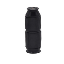 (Black) Portable Whipped Cream Cracker Dispenser Cream Whipper Mini Rubber Grip