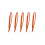 Universal Emergency Car Anti-skid Snow Chain 5 Pcs 2