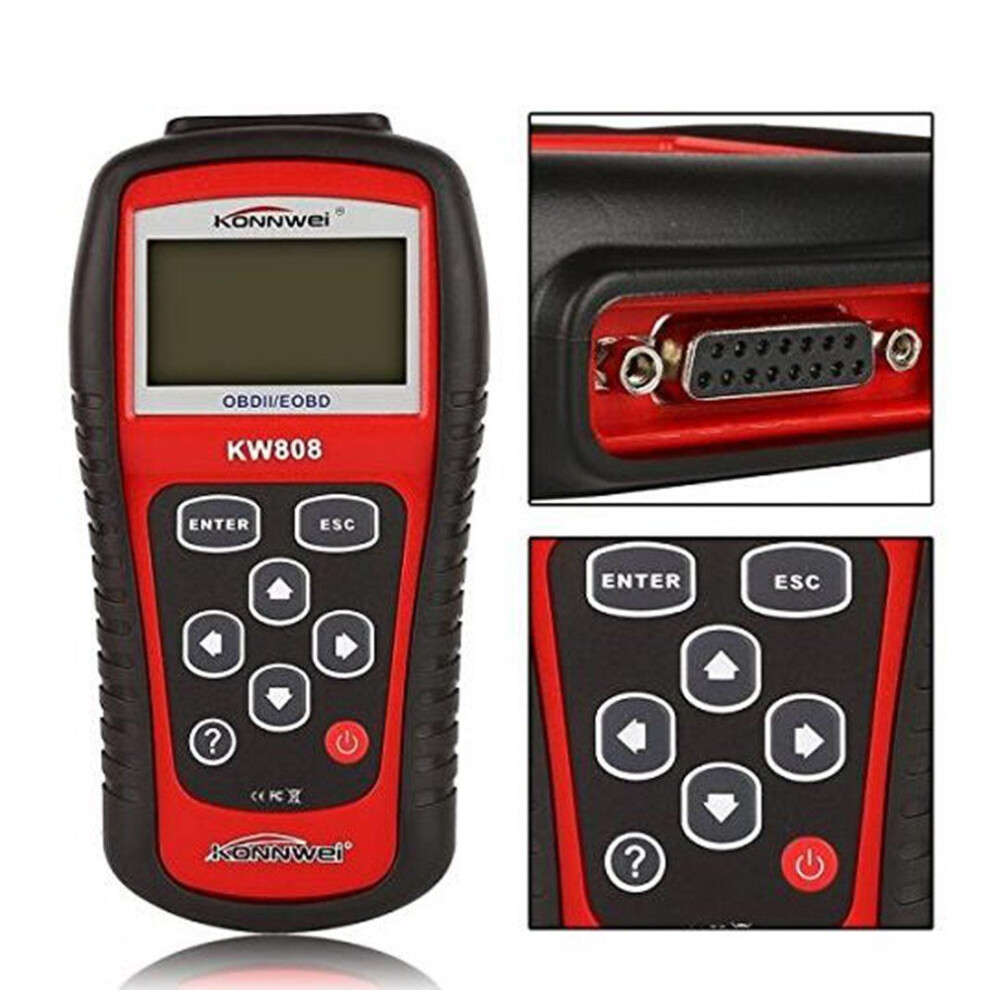 Obdii / Eobd Cars Code Reader And Auto Scanner Detection Decoder 3654659384676