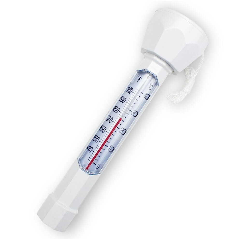Swimming Pool Floating Thermometer Easily Readable Thermograph Water Temperature Testing Tool with String
