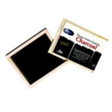 Yarka 0.43 x 2.5 in. Extra Smooth Soft Non-Toxic Pressed Charcoal Stick - Black, Pack 10