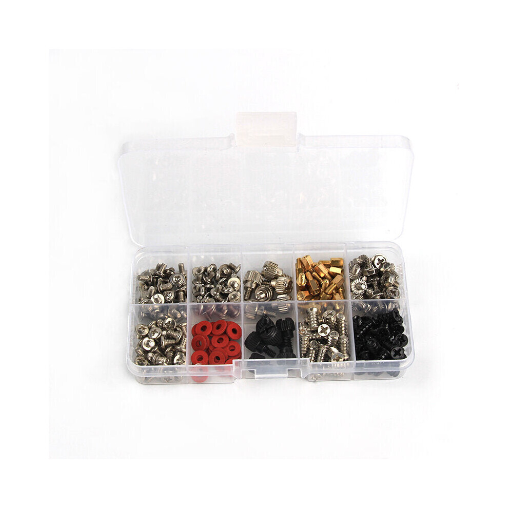 228Pcs Accessories Diy For Motherboard Mounting Hardware Screws Repair Tool Hard Disk Computer For Pc With Case Set 3654659278869