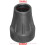 (Inner: 19MM Outer: 38MM) Walking Stick End Tripod Cane Tip Non-Slip Bottom Self Standing Rubber Walk 9