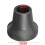 (Inner: 19MM Outer: 38MM) Walking Stick End Tripod Cane Tip Non-Slip Bottom Self Standing Rubber Walk 10