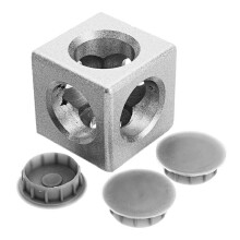 (Three-way Junction Connection) 3030mm Aluminum Angle Connector Junction Corner Bracket 3030 Series Aluminum Profile