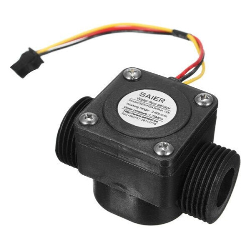 60L/min Water Flow Meter Sensor DN20 G3/4 Inch DC 5V Fluid Flowmeter Counter Switch 1