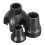 (Inner: 14MM Outer: 34MM) Walking Stick End Tripod Cane Tip Non-Slip Bottom Self Standing Rubber Walk 2