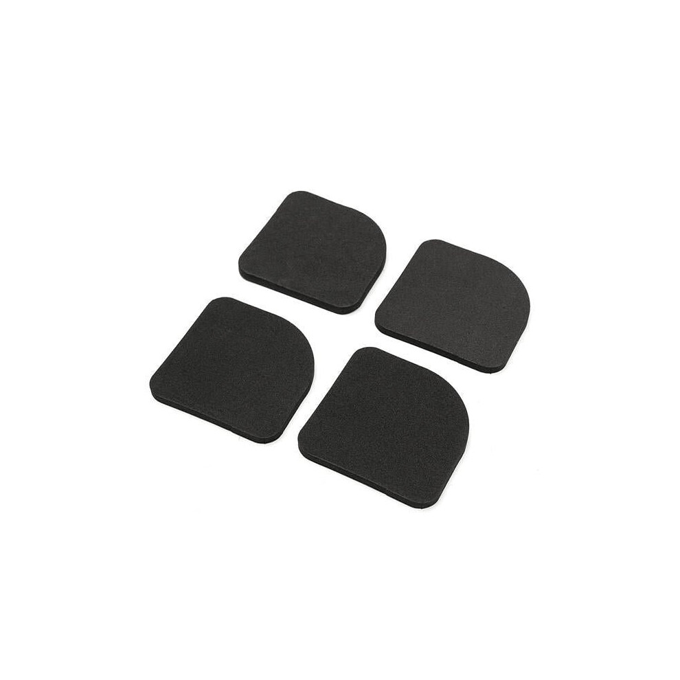 4Pcs Black Square Washing Machine Anti Vibration Pad Refrigerator Mute Mat Pads