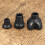 (Inner: 19MM Outer: 38MM) Walking Stick End Tripod Cane Tip Non-Slip Bottom Self Standing Rubber Walk 12