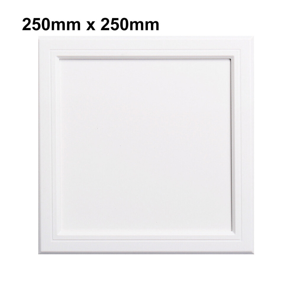 (250x250mm) ABS Wall Ceiling Access Panel 7 Sizes White Inspection Plumbing Wiring Door Revision Hatch Cover