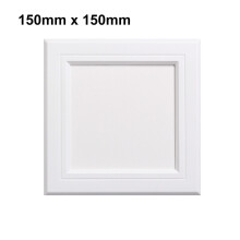 (150x150mm) ABS Wall Ceiling Access Panel 7 Sizes White Inspection Plumbing Wiring Door Revision Hatch Cover