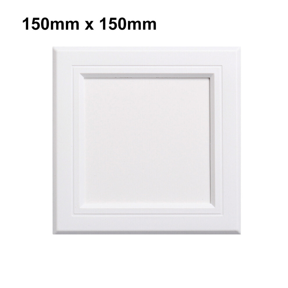 (150x150mm) ABS Wall Ceiling Access Panel 7 Sizes White Inspection Plumbing Wiring Door Revision Hatch Cover