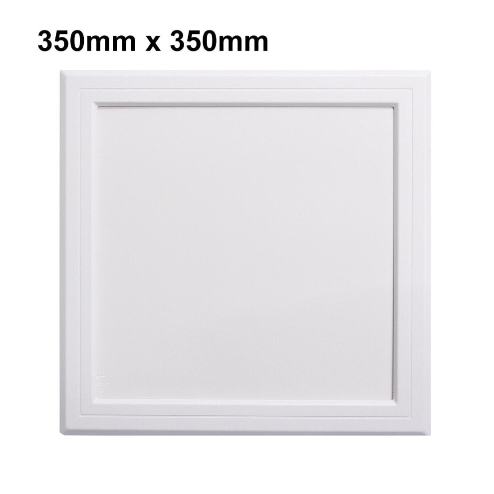 (350x350mm) ABS Wall Ceiling Access Panel 7 Sizes White Inspection Plumbing Wiring Door Revision Hatch Cover