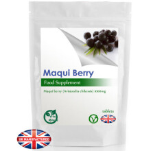 Maqui Berry Extract 1,000mg - 100 Tablets (V) | Vegan Antioxidant Power, UK Made