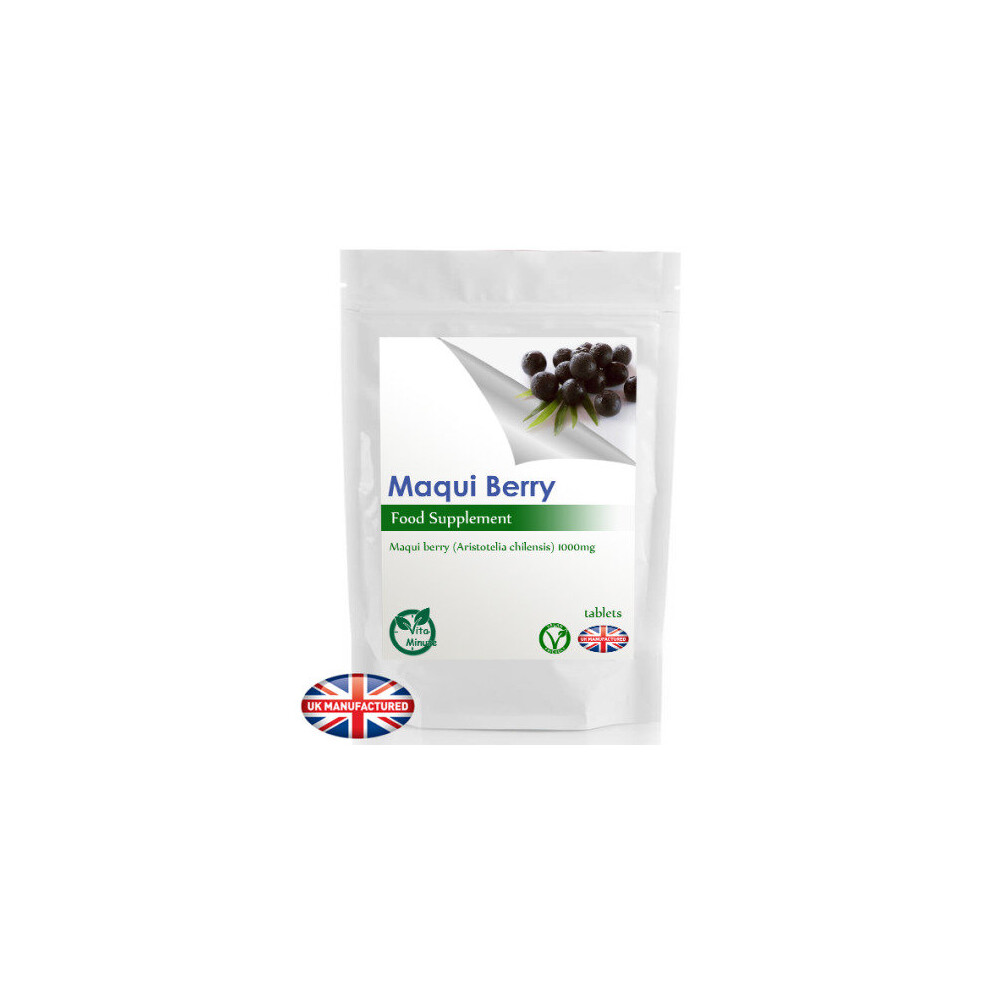 Vitaminute Maqui Berry Extract 1,000Mg - 100 Tablets (V) | Vegan Antioxidant Power, Uk Made