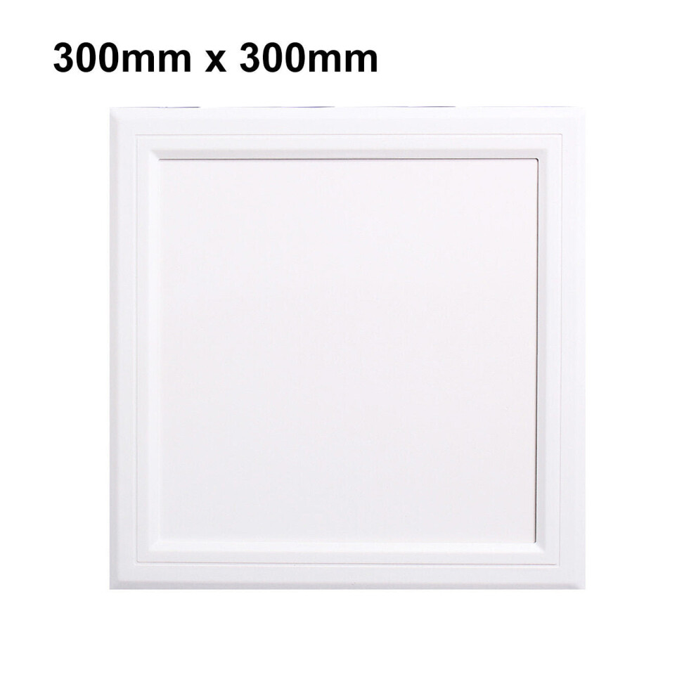 (300X300mm) Abs Wall Ceiling Access Panel 7 Sizes White Inspection Plumbing Wiring Door Revision Hatch Cover 3654659450555