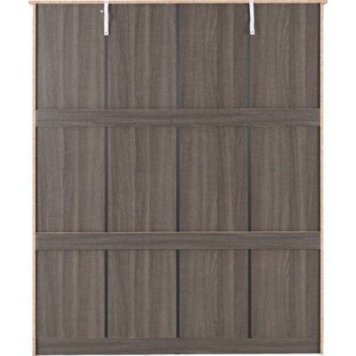 Lisbon 4 Door Wardrobe Black Wood Grain 2